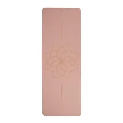 Saltea de yoga Bodhi Phoenix Lotus din cauciuc de 4 mm, antiderapantă