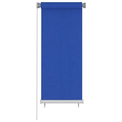 vidaXL Jaluzea rulantă de exterior 65 (l) x 140 (î) cm, albastru, HDPE