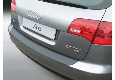 Protectie Bara Spate Compatibila Audi A6 C6 2004-2011 Combi (Negru)