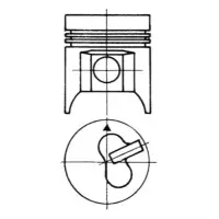 Piston Kolbenschmidt 92813640