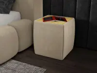 Masuta tapitata Nuvole Lux Velvet bej
