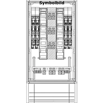 cable distribution cabinet UP 2NHS00/185-3NHS2/3