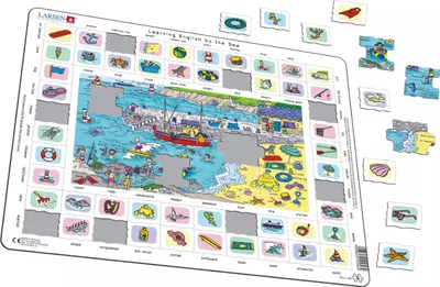 Puzzle - Hai sa invatam engleza - La Mare