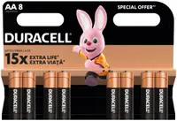 Baterii alcaline Duracell - Basic, AA, 8 buc.