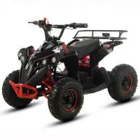 Atv electric copii XTR E-M12-6S 1000W, culoare negru rosu