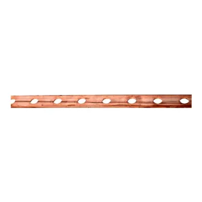 Bară din cupru perforată pt. socluri HRC 00, 30x5mm L=1m