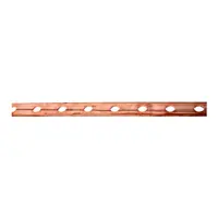 Bară din cupru perforată pt. socluri HRC 00, 30x5mm L=1m