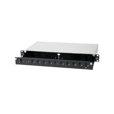Splicebox FO gol pt 24 cuplori SC-Duplex, 1U, negru