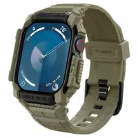 Husa Spigen Rugged Armor Pro pentru Apple Watch Series 10 46mm, Kaki ACS08608