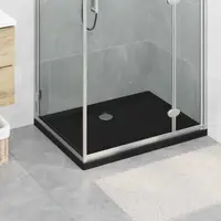 vidaXL Tavă de bază pentru duș cu puncte 90 x 70 x 4 cm ABS Negru