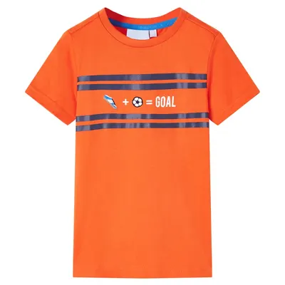 Tricou pentru copii, portocaliu închis, 116