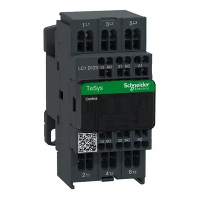 Contactor, TeSys Deca, 3P(3NO), AC-3/AC-3e, <=440V, 12A, bobina 110V AC 50/60Hz, terminale cu arc