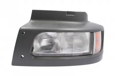 Fat stanga (H1 P21W W5W, manual, fara motor, cu intermitent, culoare insert: argintiu, culoare indicator: portocaliu) potrivit RVI MIDLUM 01.00