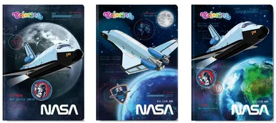 Caiet Colorino NASA - A5, 32 de foi, asortiment