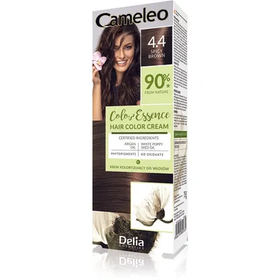 Vopsea de par Cameleo Color Essence 4.4 Spicy Brown, 75g, Delia Cosmetics