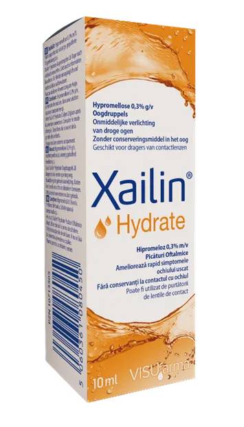 Picaturi oftalmice Xailin Hydrate, 10ml, Visufarma