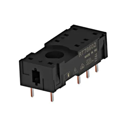 PCB-socket for PCB-relays for 5.0mm pinning