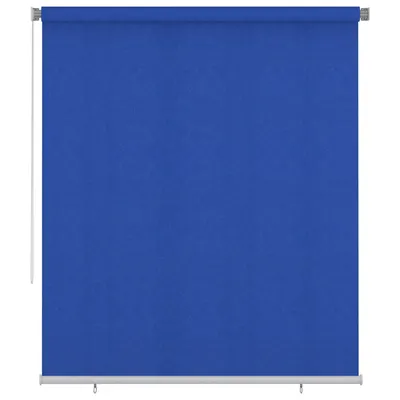 vidaXL Jaluzea rulantă de exterior 205 (l) x 230 (î) cm, albastru, HDPE