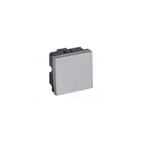 Intrerupator cap scara Arteor 10 AX 250 V~ - 2 module versiune patrata - alu