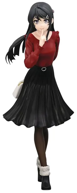 Statuetă FuRyu Animation: Rascal Does Not Dream of Bunny Girl Senpai - Mai Sakurajima (Trio-Try-iT) (Winter Outfit Ver.), 21 cm