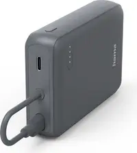 Baterie portabilă Hama - Travel, 10 000 mAh, gri