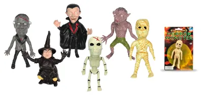Figurina flexibila Toy Major - Stretchy monster