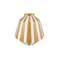 Vaza decorativă, din metal, Pip Studio, White-Gold, 35 cm, colecția Royal Dot Delight