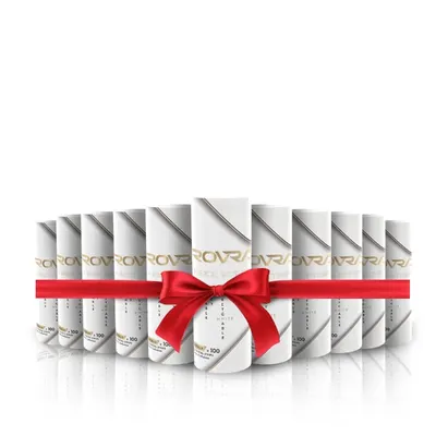 Pachet promo - Gulere de hartie Rovra pentru frizerie - set 5 role - 12 buc
