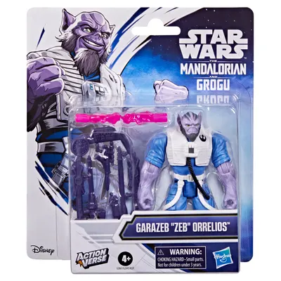 Figurina cu accesorii, Star Wars, ActionVerse, Zeb Orrelios, G2867