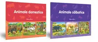 Pachet 2 mape Animale domestice și Animale sălbatice