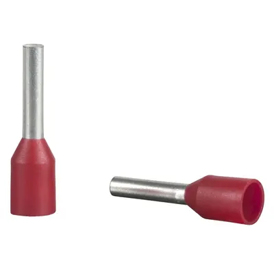 Pini Dubli Pentru Cablare - Mediu - 1 Mm² - Rosu