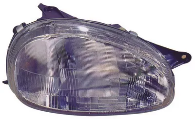 Far stanga potrivit OPEL COMBO B, CORSA B 1993-1997 - H4, electric, interior negru