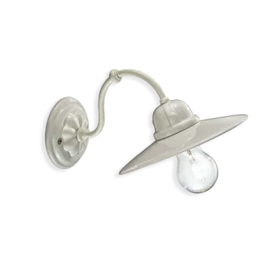Aplica Retro B&w Finish 02 - Smalto Bianco C141