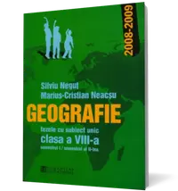 Geografie. Tezele cu subiect unic, pentru clasa a VIII-a