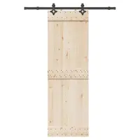 Gossi set feronerie pentru usi glisante, negru, 152,5 cm, otel
