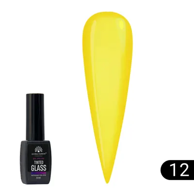 Ojă semipermanentă cu efect de vitraliu Global Fashion 8ml, Tinted Glass 12 Engros