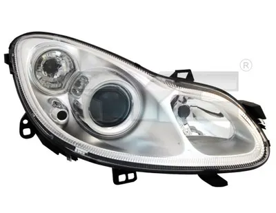 Far dreapta (H7, reglaj electric, cu motoras, fundal cromat) SMART FORTWO