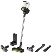 Aspirator vertical Karcher - VC 6 Pet, HEPA 12, negru/alb