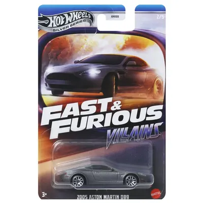 Masinuta Fast and Furious, Hot Wheels, 2005 Aston Martin DB9, JBY35