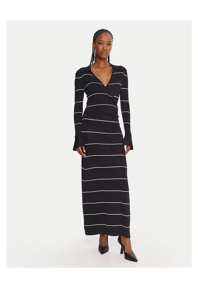 Rochie tricotata de dama bleumarin - fabrica de calitate
