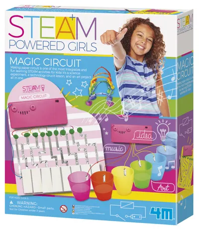 Set creativ 4M Steam Powered Girls - Fă-o singura, Circuit muzical