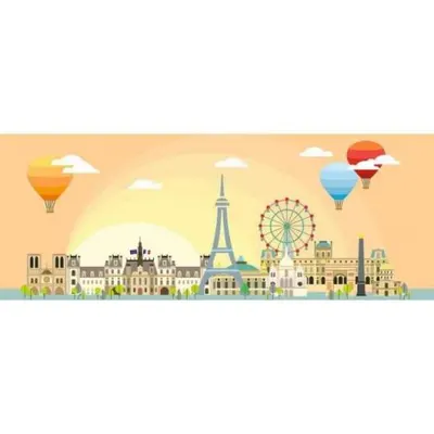 Puzzle Panorama Paris, 1000 Piese