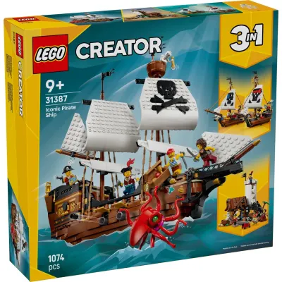 LEGO® Creator - Corabie de pirati emblematica (31387)