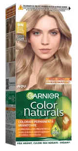 Vopsea de par permanenta Color Naturals 9N Blond Natural Deschis, 112ml, Garnier