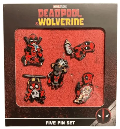 Set de insigne Erik Marvel: Deadpool & Wolverine - Deadpool