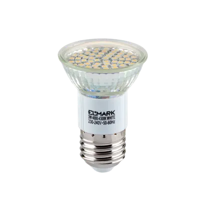 Bec cu Led Led60smd3528 3w E27 230v Alb Cald