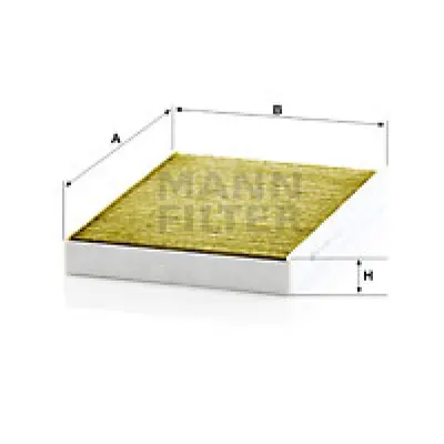 Filtru, aer habitaclu MANN-FILTER FP 2742