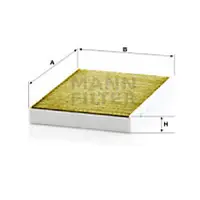 Filtru, aer habitaclu MANN-FILTER FP 2742