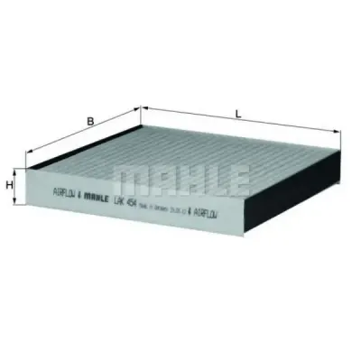 Filtru, aer habitaclu MAHLE ORIGINAL LAK 454