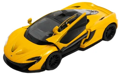 Mașinuță de metal Kinsmart - McLaren P1, 1:36, galben